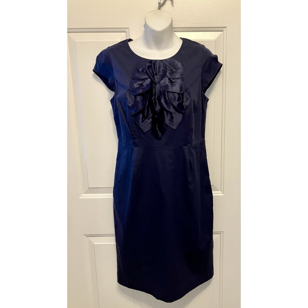 Boden Limited Edition Women's Size 6 Sleeveless Knee Length Navy‎ Blue Dress